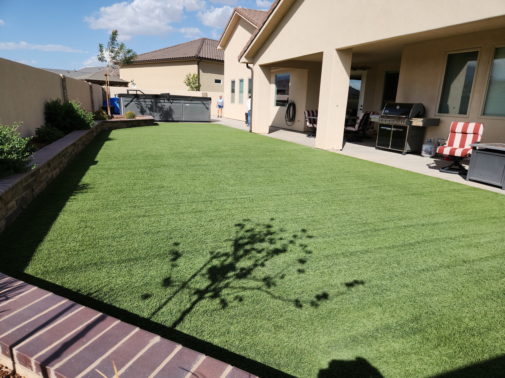 Actual ClearTurf Care artificial turf project in Southern Utah
